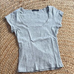 Gray Brandy Tee